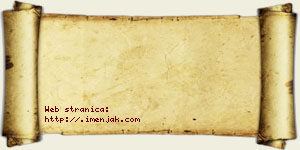 Jovana Radnović vizit kartica